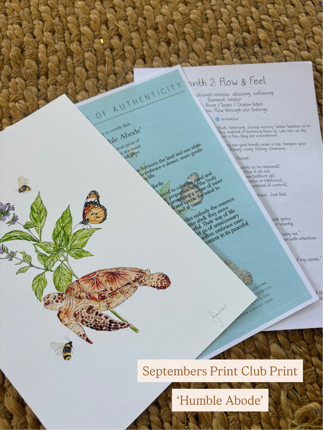 The Floral Sea Print Club – Monthly Subscription
