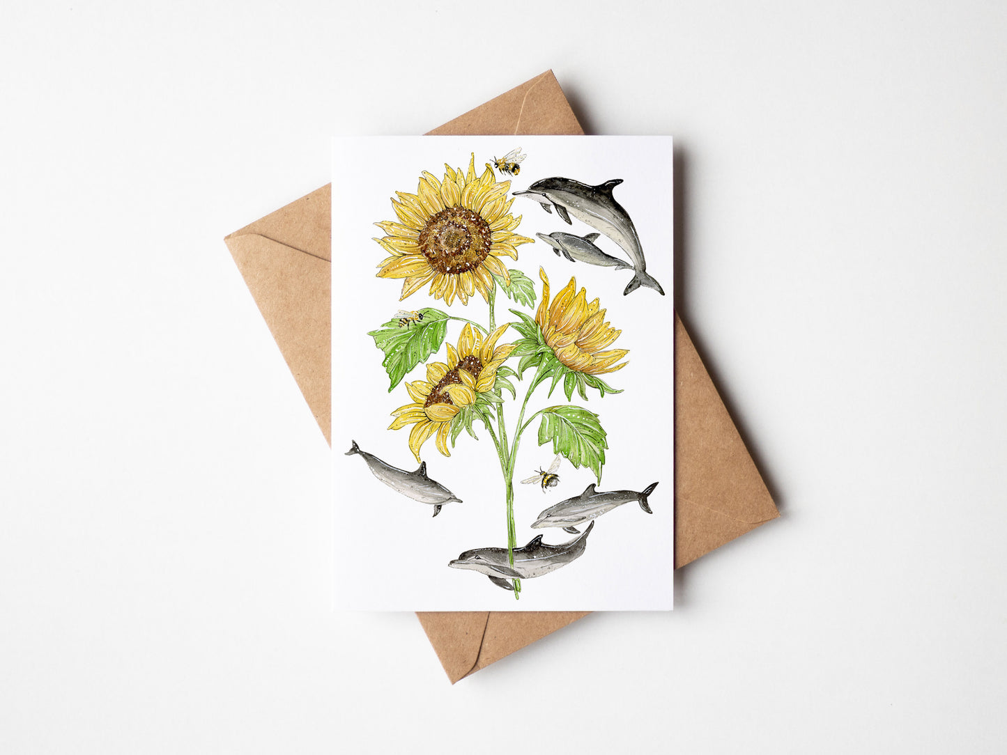 Dolphin & Sunflowers | Gift Card
