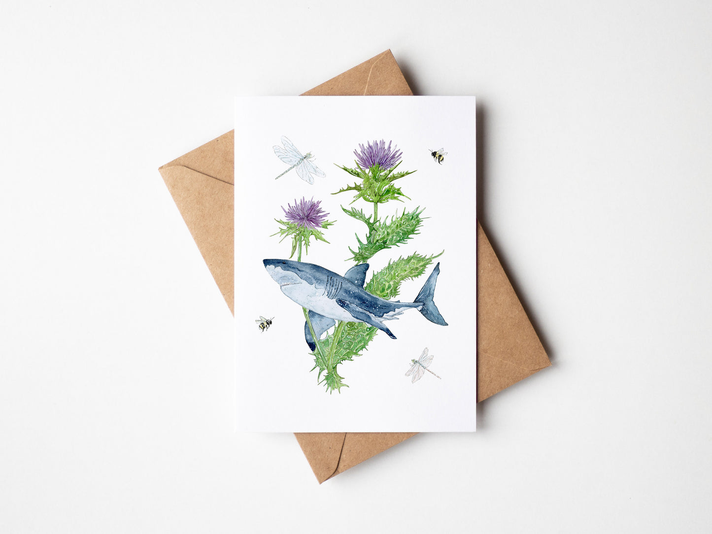 Great White Shark & Thistle | Gift Card
