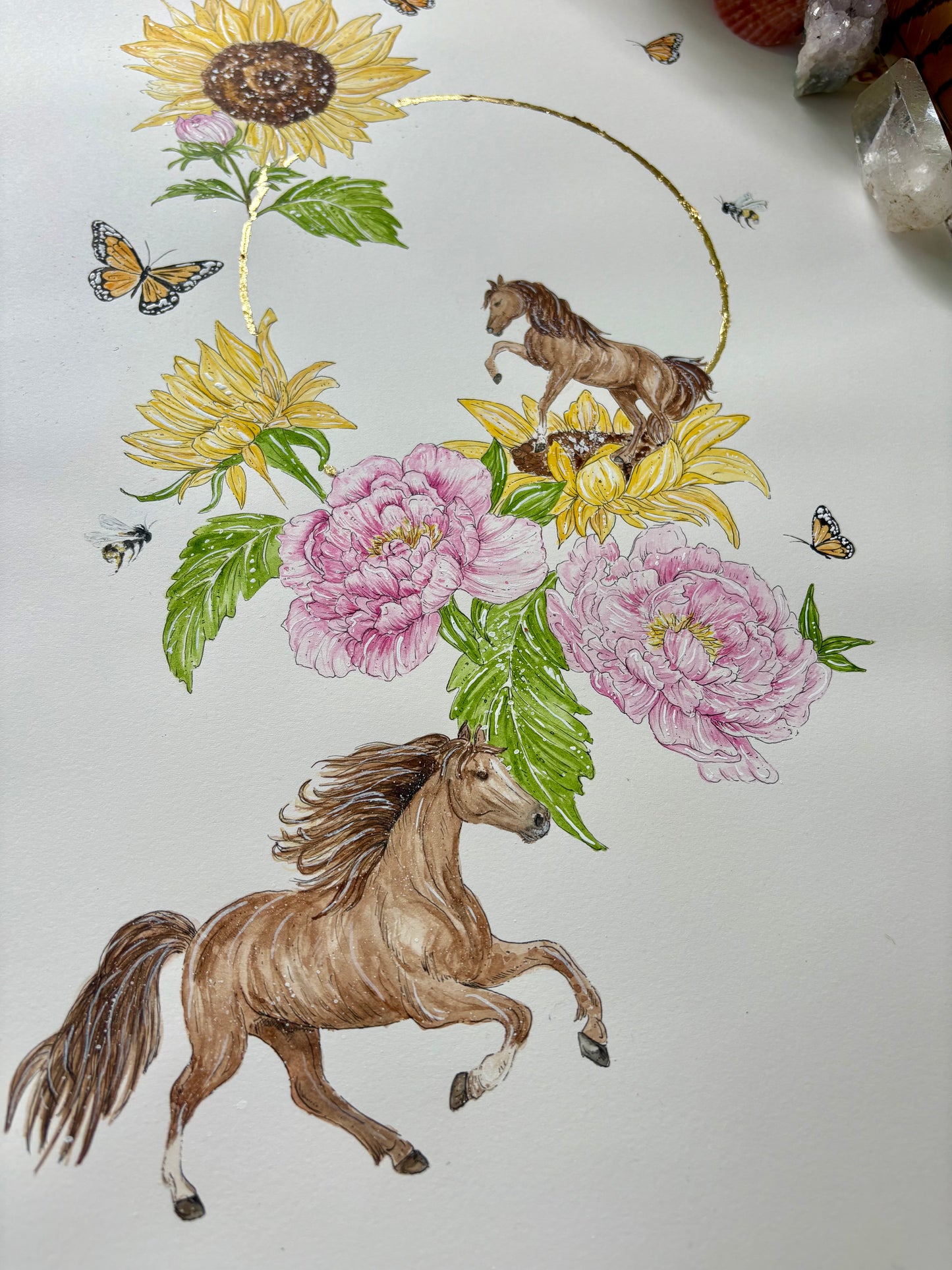 'Held in Motion' | 2026 Year of the Horse Watercolour Art Print