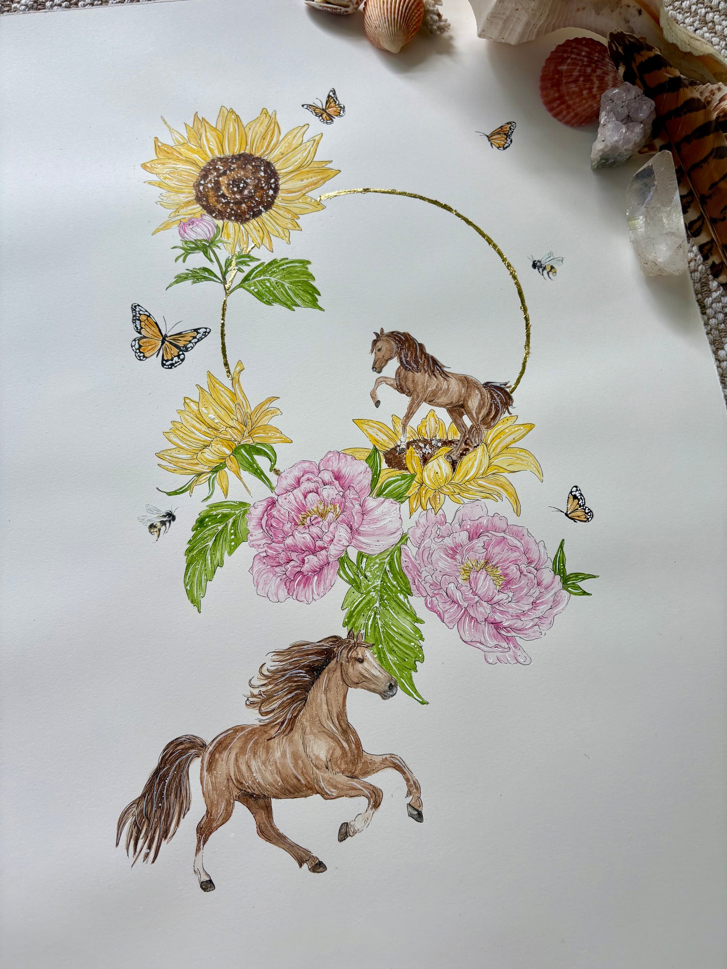'Held in Motion' | 2026 Year of the Horse Watercolour Art Print