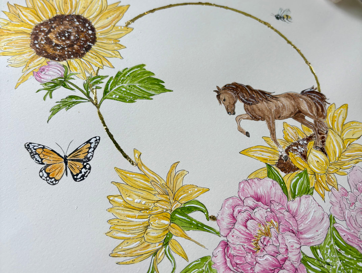 'Held in Motion' | 2026 Year of the Horse Watercolour Art Print