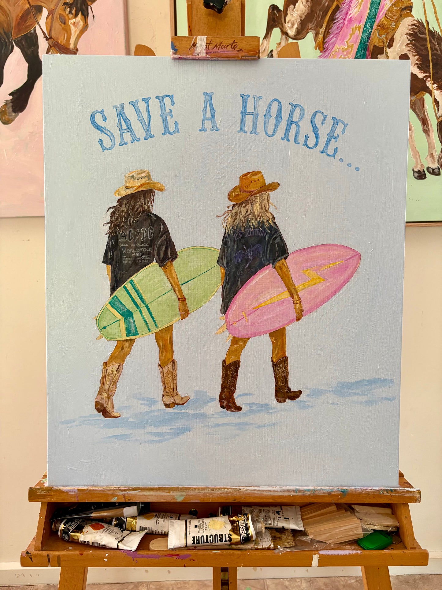 SAVE A HORSE | Original Artwork