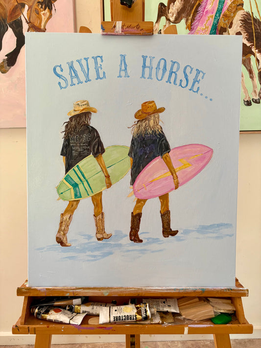 SAVE A HORSE | Original Artwork