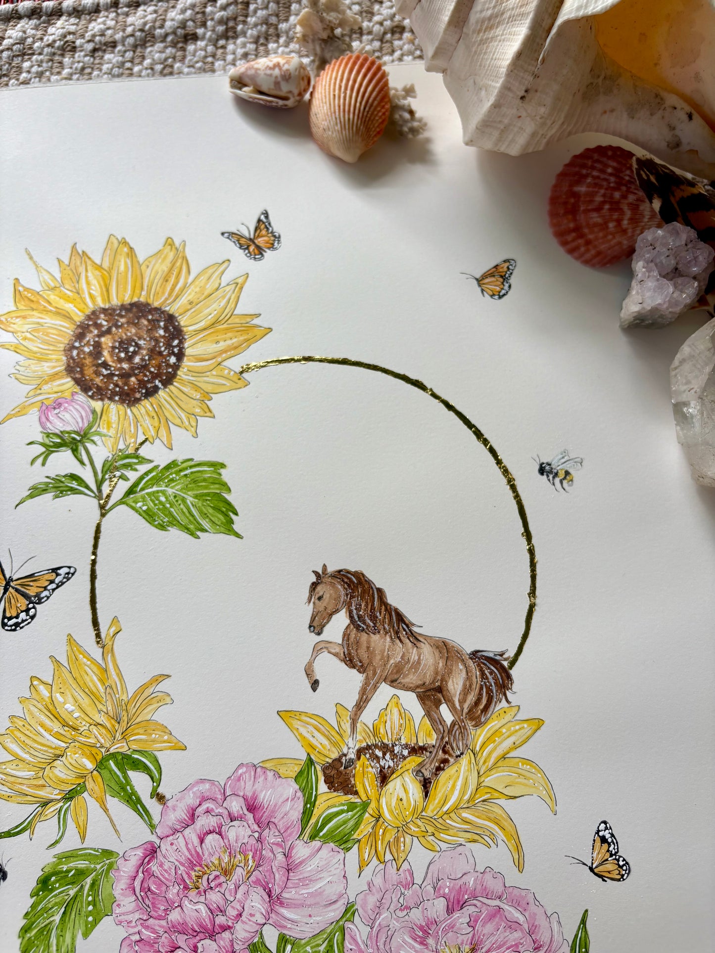 'Held in Motion' | 2026 Year of the Horse Watercolour Art Print