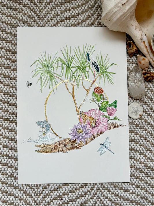 ‘Where the Wetlands Remember’ | Original Artwork