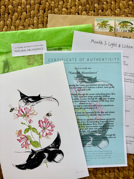 The Floral Sea Print Club – Monthly Subscription