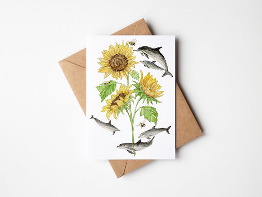Dolphin & Sunflowers | Gift Card