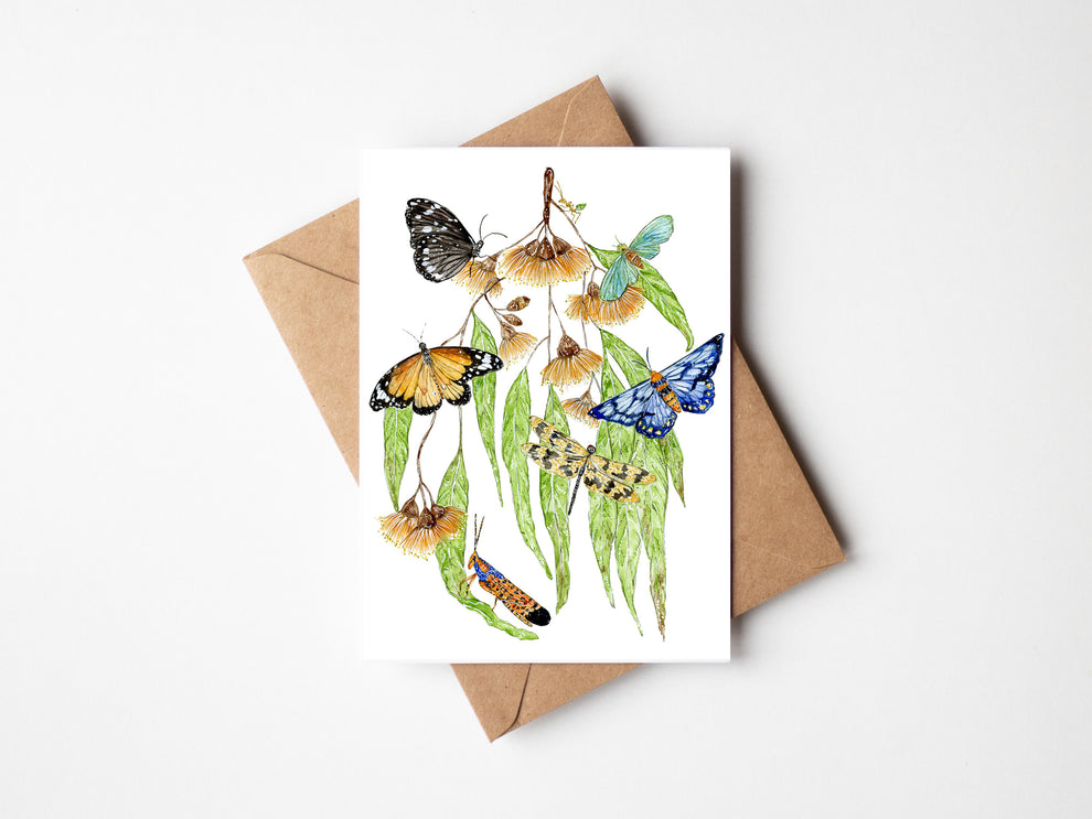 Insects of Kakadu Greeting Card – The Floral Sea Maid