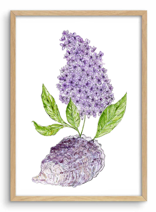 Lilac & Oyster Shell