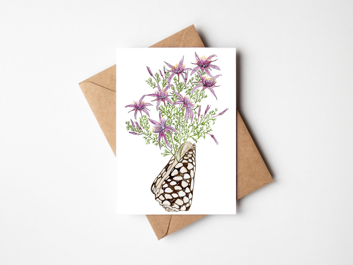 Australian Turkey Bush Greeting Card