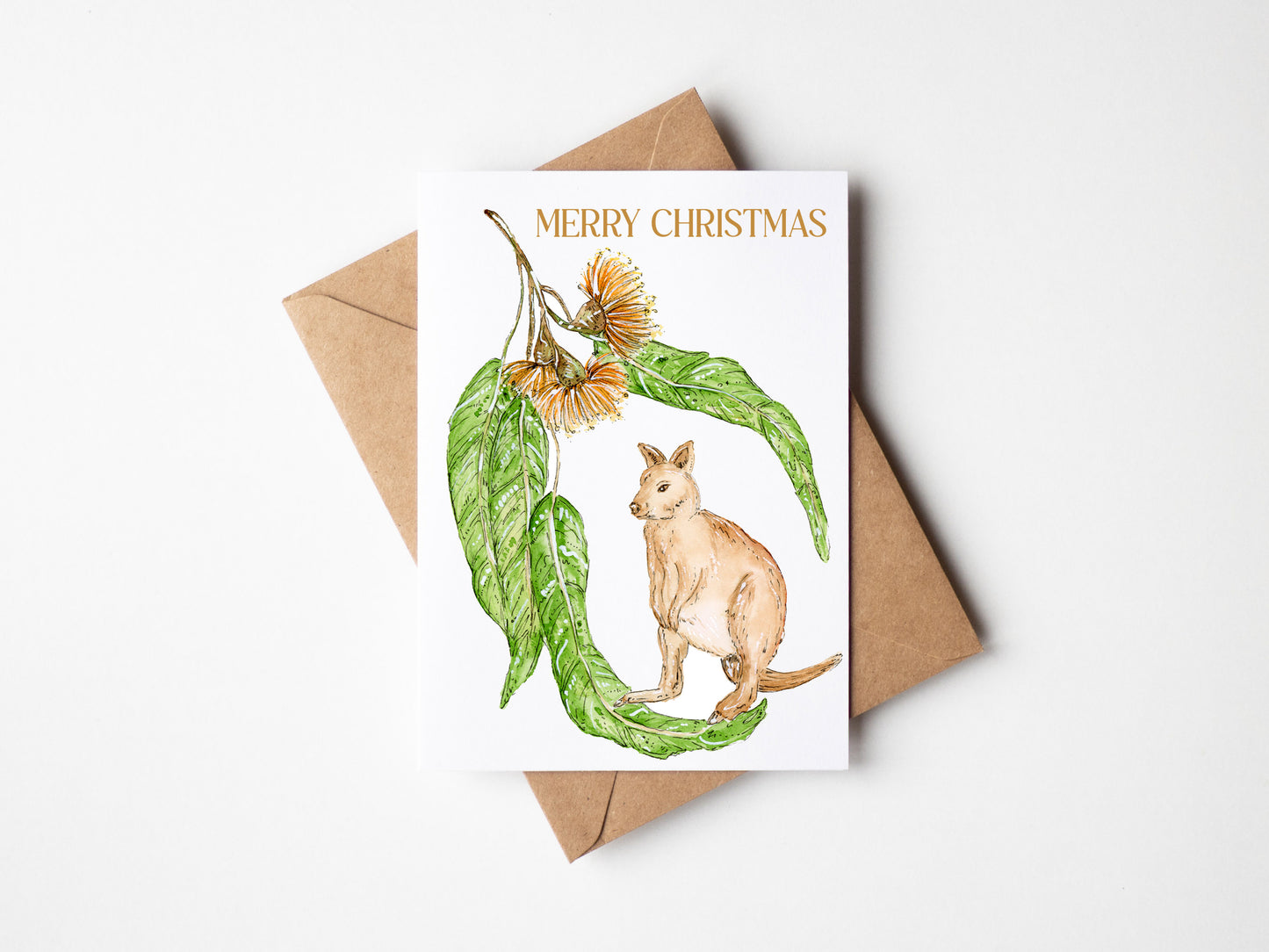 Christmas Kangaroo Card