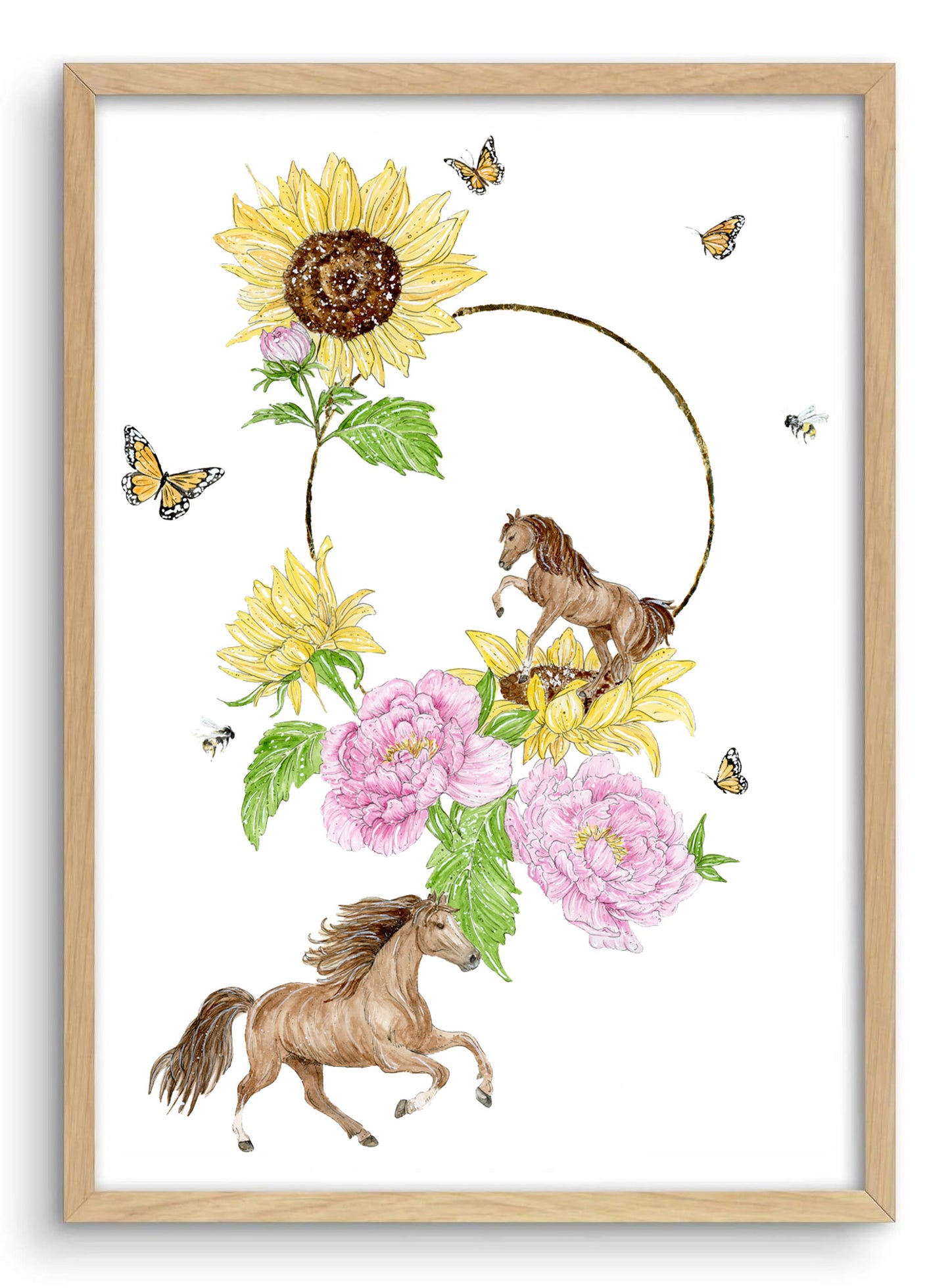 'Held in Motion' | 2026 Year of the Horse Watercolour Art Print